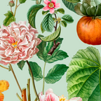 Persimmon Botanical Bloom Mint Green  Coffee Mug Gallery Image 2