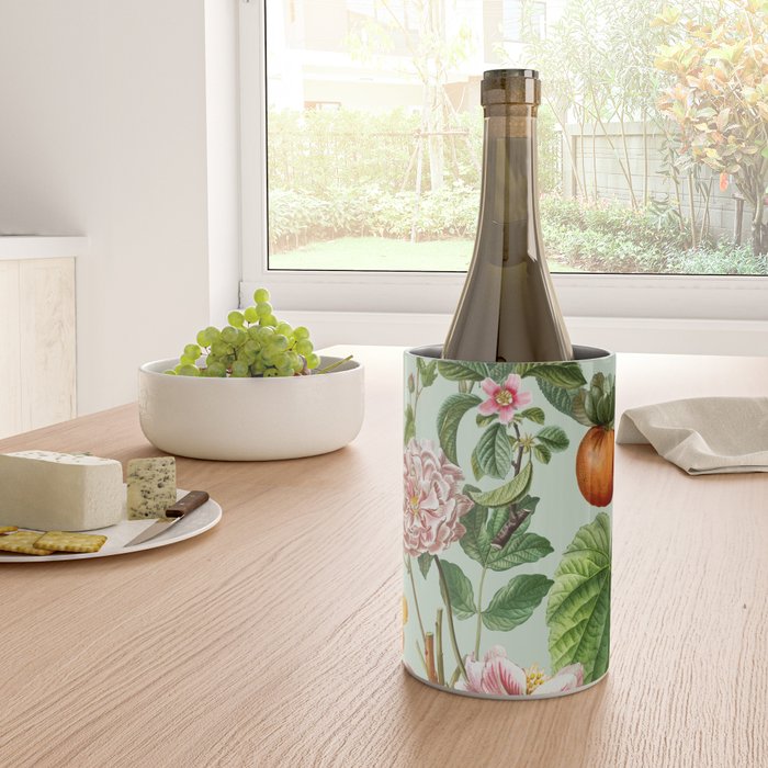Persimmon Botanical Bloom Mint Green  Wine Chiller Gallery Image 4