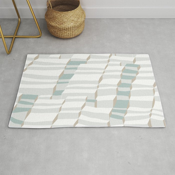 City life always up soft grey Rug Gallery Image 1
