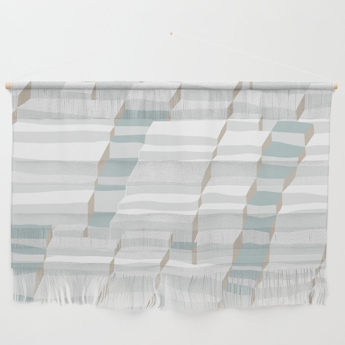 City life always up soft grey Wall Hanging Gallery Image 1