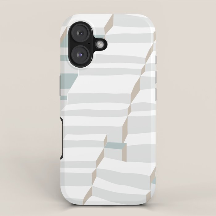 City life always up soft grey iPhone Case Gallery Image 1