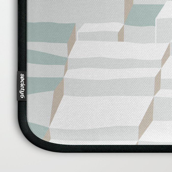 City life always up soft grey Laptop Sleeve Gallery Image 3