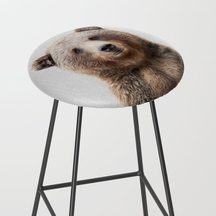 Grizzly Bear - Colorful Stool Gallery Image 2