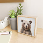Grizzly Bear - Colorful Mini Art Print Gallery Image 2
