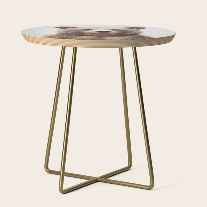 Grizzly Bear - Colorful Side Table Gallery Image 1