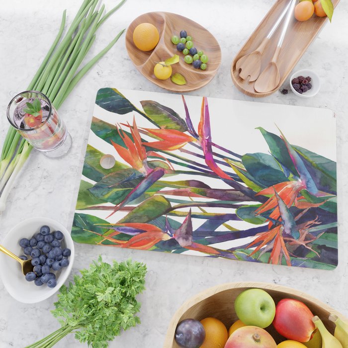 The bird of paradise Cutting Board Gallery Image 2