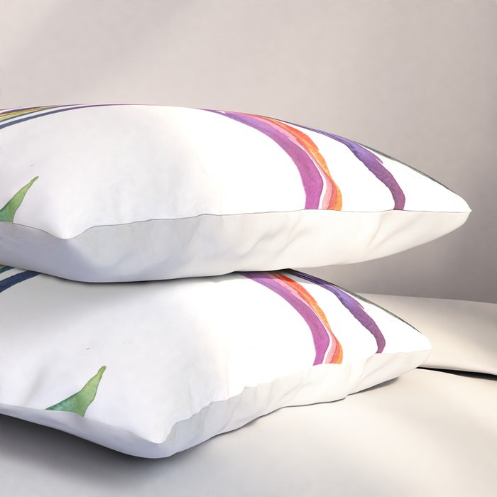 The bird of paradise Pillow Sham Gallery Image 3