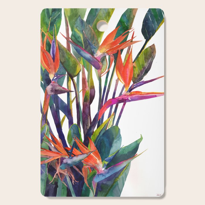 The bird of paradise Cutting Board Gallery Image 1