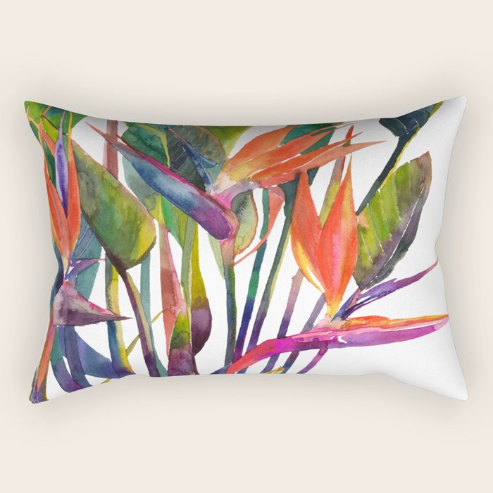 The bird of paradise Rectangular Pillow Gallery Image 2