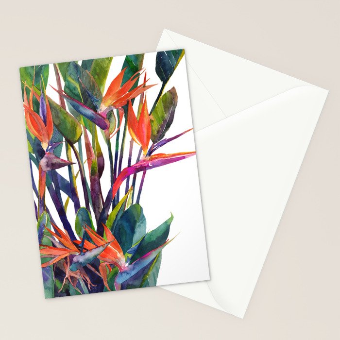 The bird of paradise Stationery Card Gallery Image 2