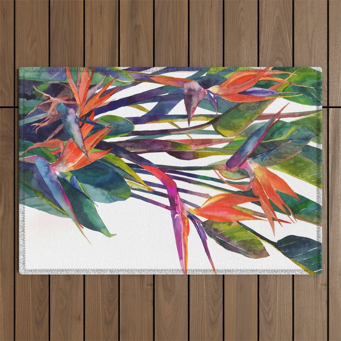 The bird of paradise Outdoor Rug Gallery Image 1
