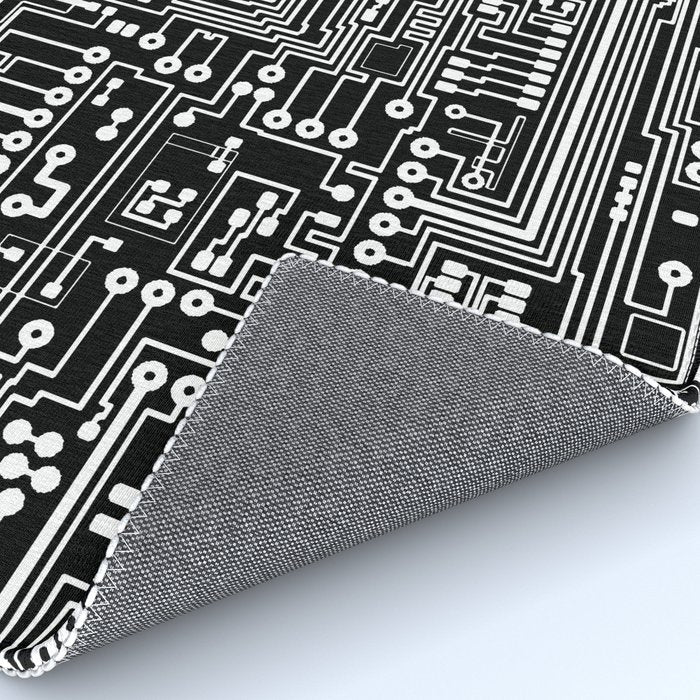 Circuit Board on Black Rug Gallery Image 4