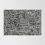 Circuit Board on Black Rug Gallery Image 2