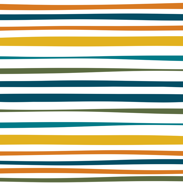 Natural Stripes Pattern in Moroccan Teal Blue Olive Green Mustard Orange Ochre White Coffee Mug Gallery Image 2
