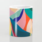 Mid Century Rainbow Mountains Coffee Mug Gallery Image 4