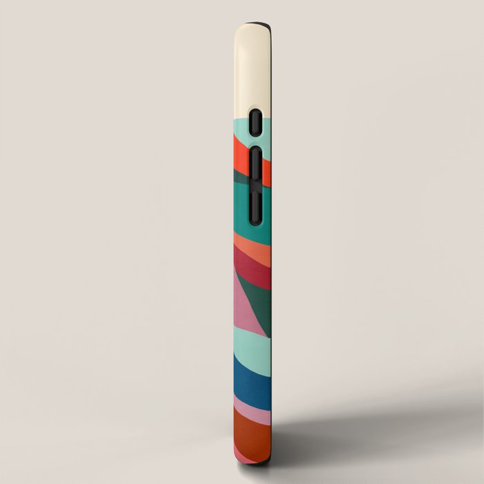 Mid Century Rainbow Mountains iPhone Case Gallery Image 2