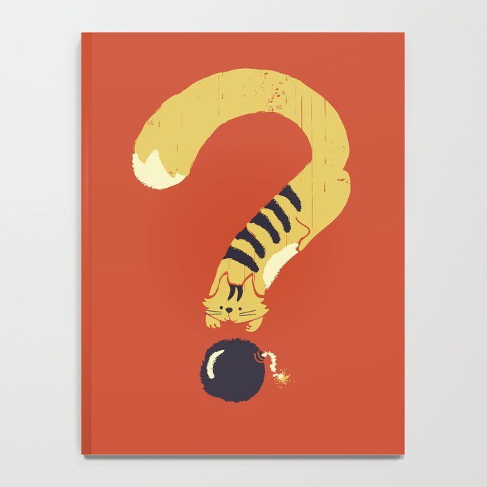 Question Mark (Curiosity Kills The Cat) Notebook Gallery Image 4