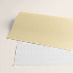 Lantern Light soft pastel creamy yellow solid color modern abstract pattern Wrapping Paper Gallery Image 2