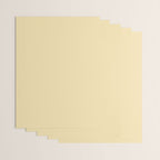 Lantern Light soft pastel creamy yellow solid color modern abstract pattern Wrapping Paper Gallery Image 3