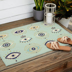 Evil Eye Collection Outdoor Rug Gallery Image 2