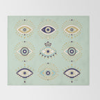 Evil Eye Collection Throw Blanket Gallery Image 2