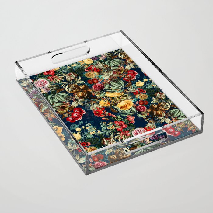 Pomegranate Garden Acrylic Tray Gallery Image 1