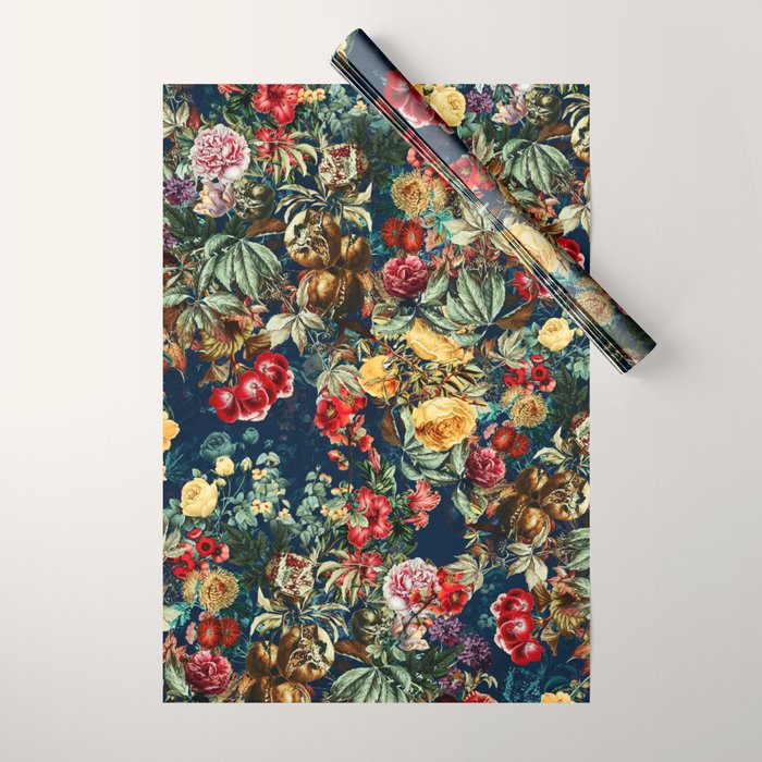 Pomegranate Garden Wrapping Paper Gallery Image 1
