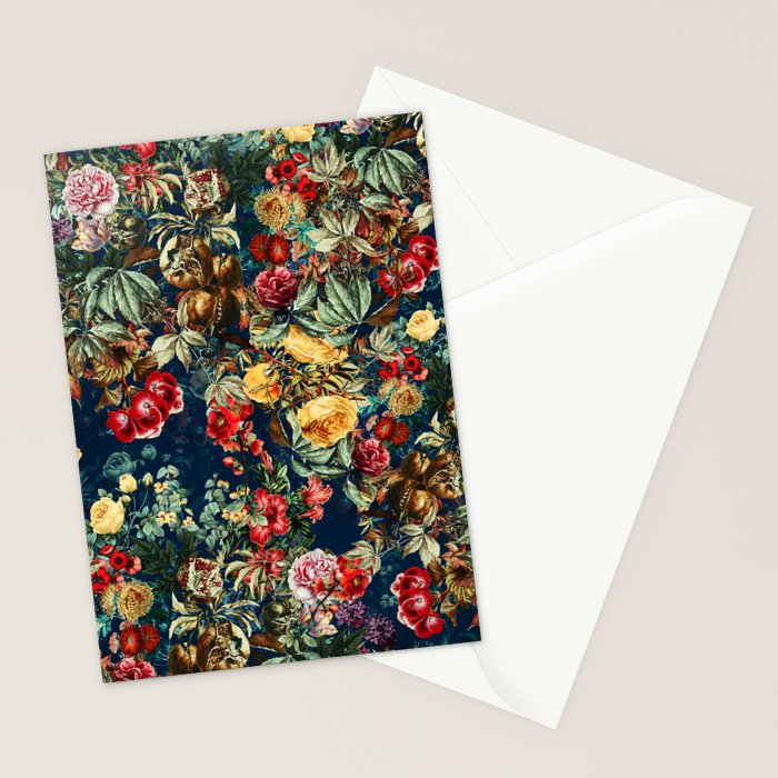 Pomegranate Garden Stationery Card Gallery Image 2