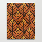 Brown Retro Flower Pattern Notebook Gallery Image 4