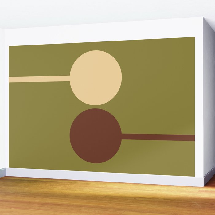 Mid Century 32D Wall Mural Gallery Image 2