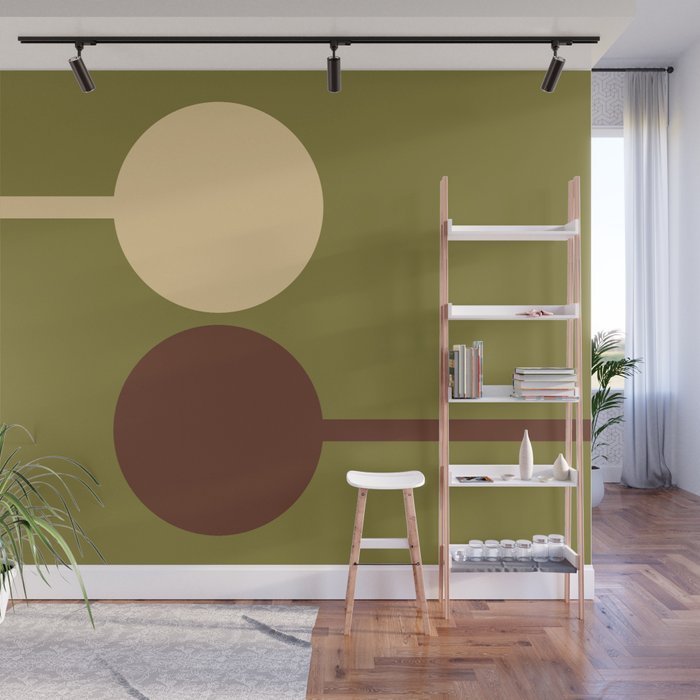 Mid Century 32D Wall Mural Gallery Image 1
