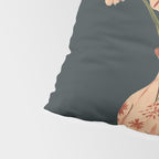 Blush Blooms in Painted Vase Pillow Sham Gallery Image 4