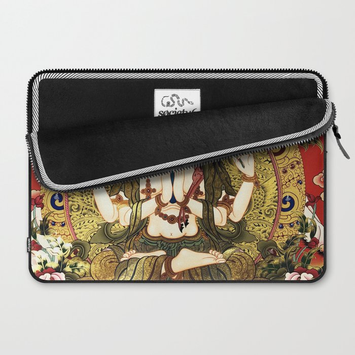 Chenrezig Bodhisattva Tibetan Buddha Laptop Sleeve Gallery Image 2