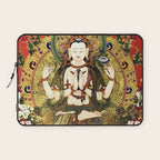 Chenrezig Bodhisattva Tibetan Buddha Laptop Sleeve Gallery Image 1