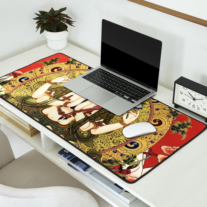 Chenrezig Bodhisattva Tibetan Buddha Desk Mat Gallery Image 2