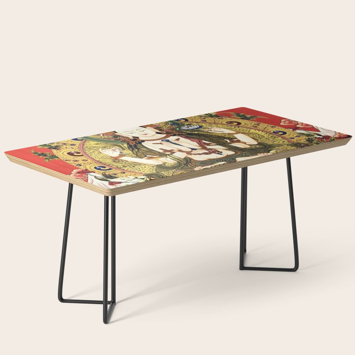 Chenrezig Bodhisattva Tibetan Buddha Coffee Table Gallery Image 1