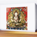 Chenrezig Bodhisattva Tibetan Buddha Wall Mural Gallery Image 2