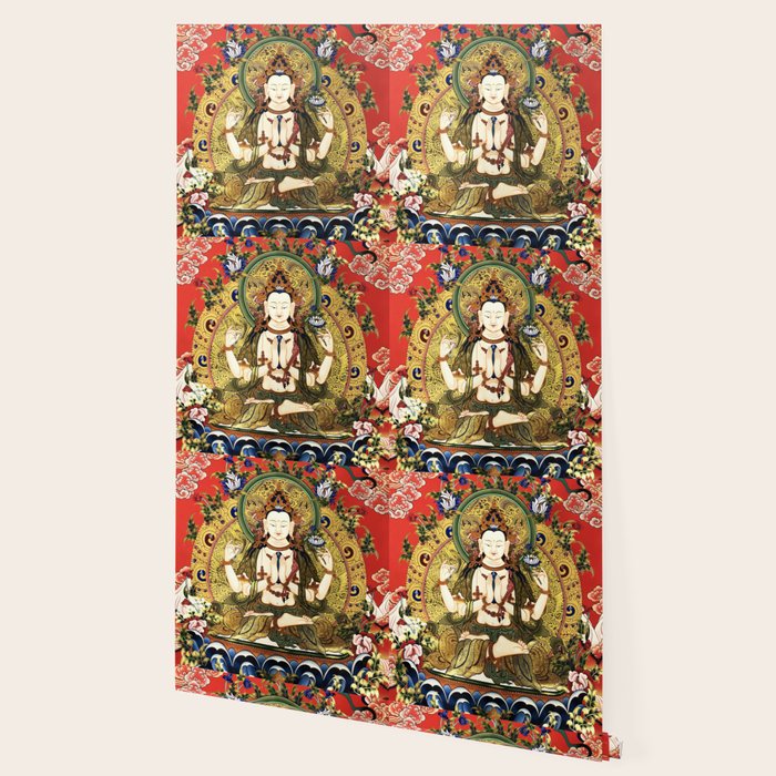 Chenrezig Bodhisattva Tibetan Buddha Wallpaper Gallery Image 2