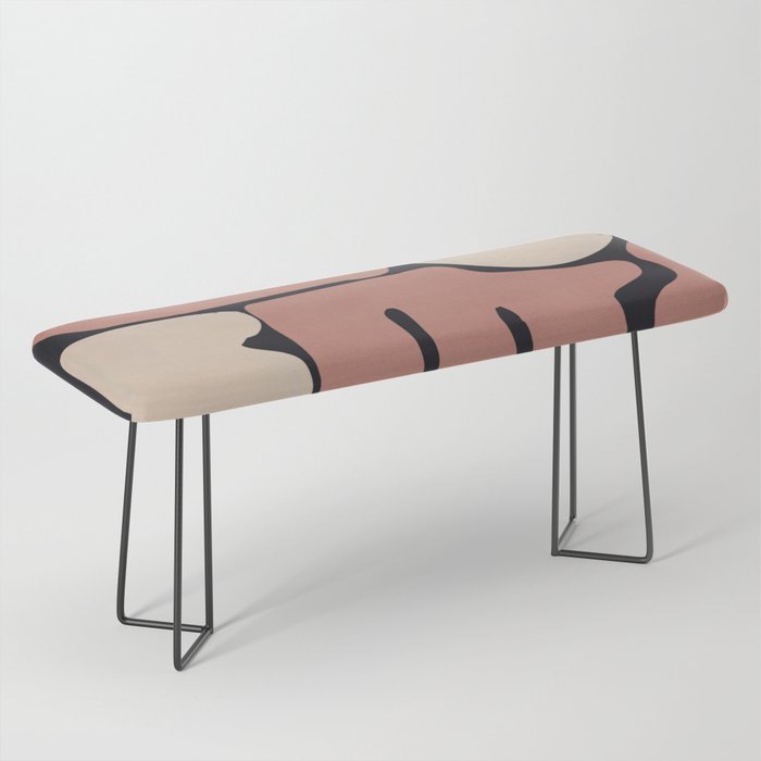 Modern Abstract Minimal Shapes 167 Bench Gallery Image 1