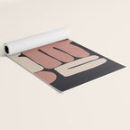 Modern Abstract Minimal Shapes 167 Yoga Mat Gallery Image 2