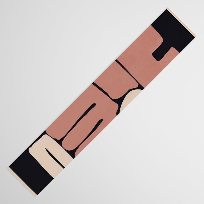Modern Abstract Minimal Shapes 167 Table Runner Gallery Image 3