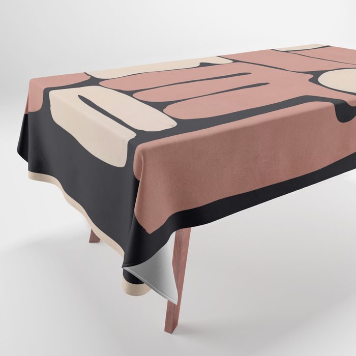 Modern Abstract Minimal Shapes 167 Tablecloth Gallery Image 1