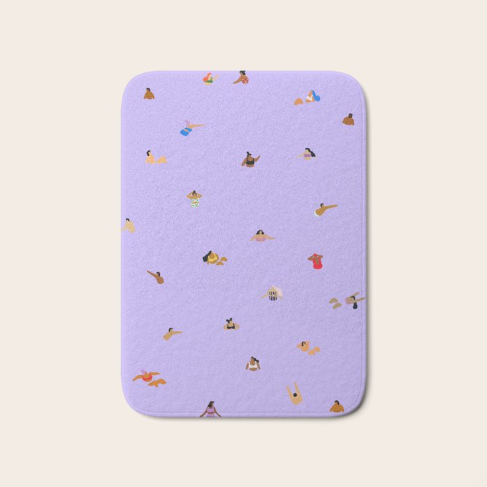 Lilac Blues Bath Mat Gallery Image 1