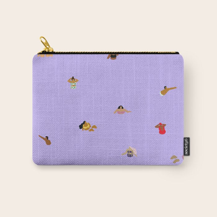 Lilac Blues Carry All Pouch Gallery Image 1