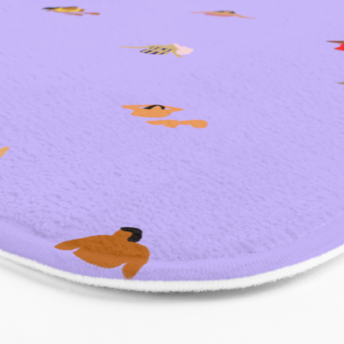Lilac Blues Bath Mat Gallery Image 3
