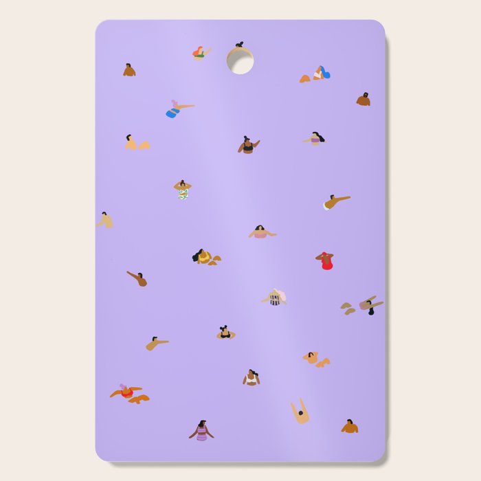 Lilac Blues Cutting Board Gallery Image 1