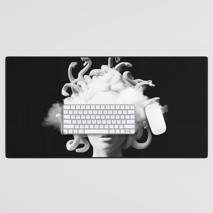 Medusa and the cloud Desk Mat Gallery Image 1