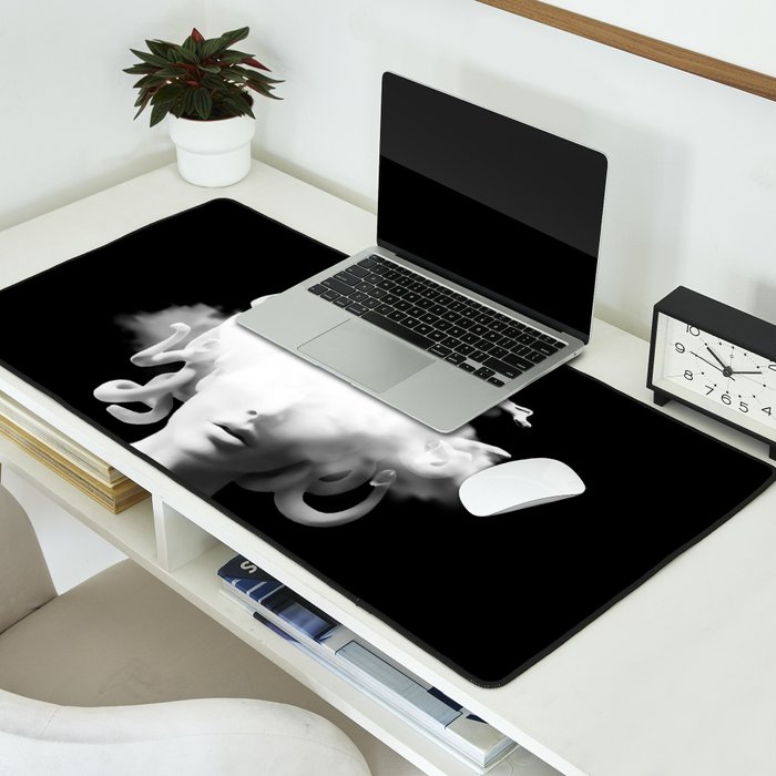 Medusa and the cloud Desk Mat Gallery Image 2