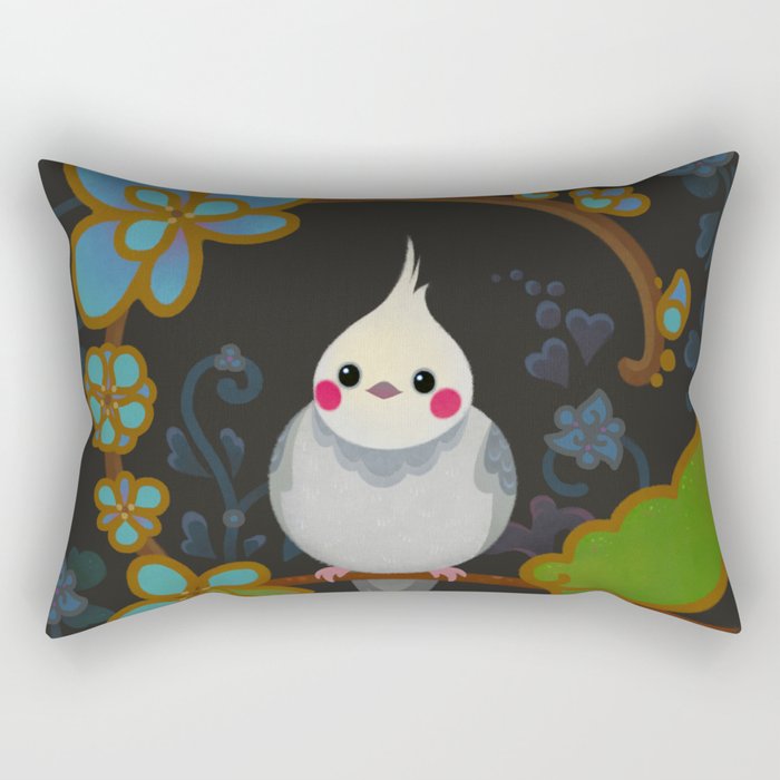 Cockatiel Rectangular Pillow Gallery Image 1