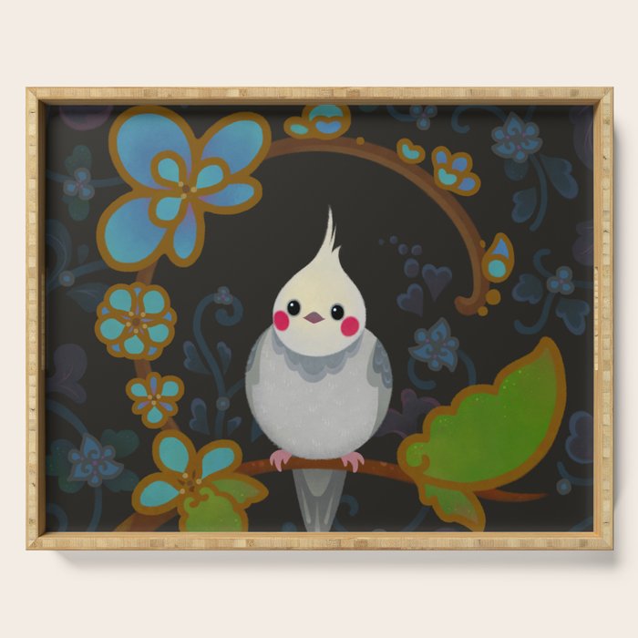Cockatiel Serving Tray Gallery Image 1